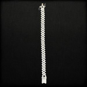 Fashion Iced Out Handmade Prong Set Miami Cuban Bracelet